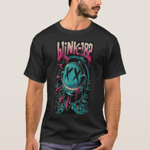 blink 182, poppunk, punkrock, 90-talsband, emo-mus t shirt