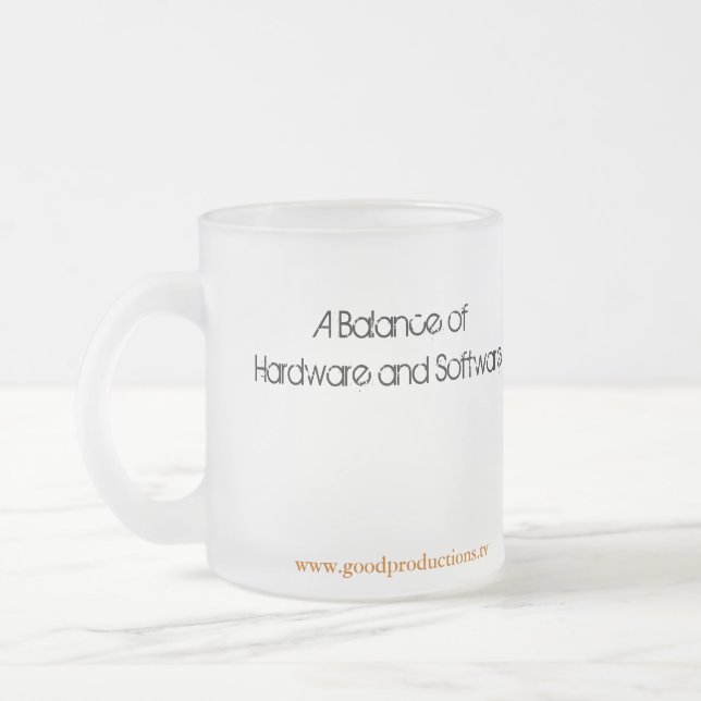 Blink av dödkoppen frostad glasmugg (Vänster)