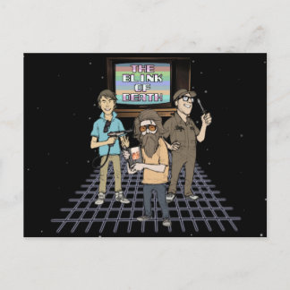 Blink av dödvykortet vykort