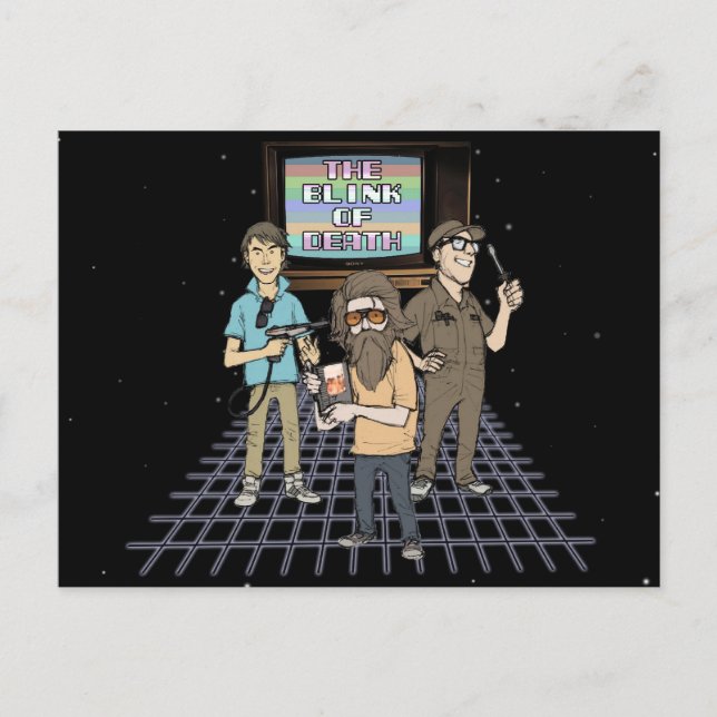 Blink av dödvykortet vykort (Framsida)