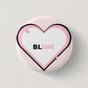 Blink Cute Kpop Blackroink Tonåring estetiskt Knapp