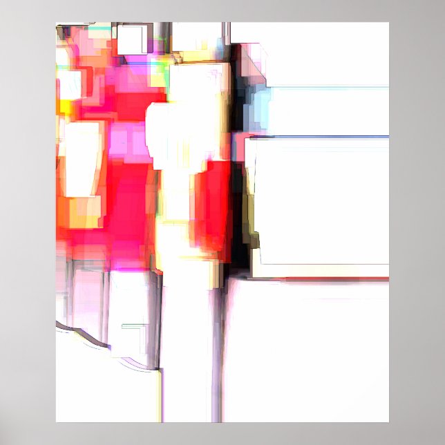 "Blink" Digital Abstrakt Poster (Framsidan)