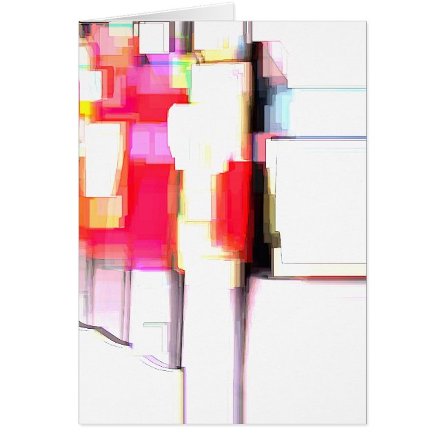 "Blink" Digital Art Card Hälsningskort (Framsidan)