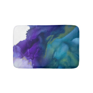 Blink från en Öga Bath Mat | Lila, guld, teal Badrumsmatta