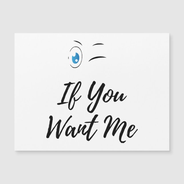 Blink om du vill ha mig lustig manar (Framsida)