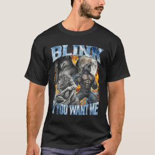 Blink Om Du Vill Ha Mig Rolig Alpha Wolf Bootleg M T Shirt