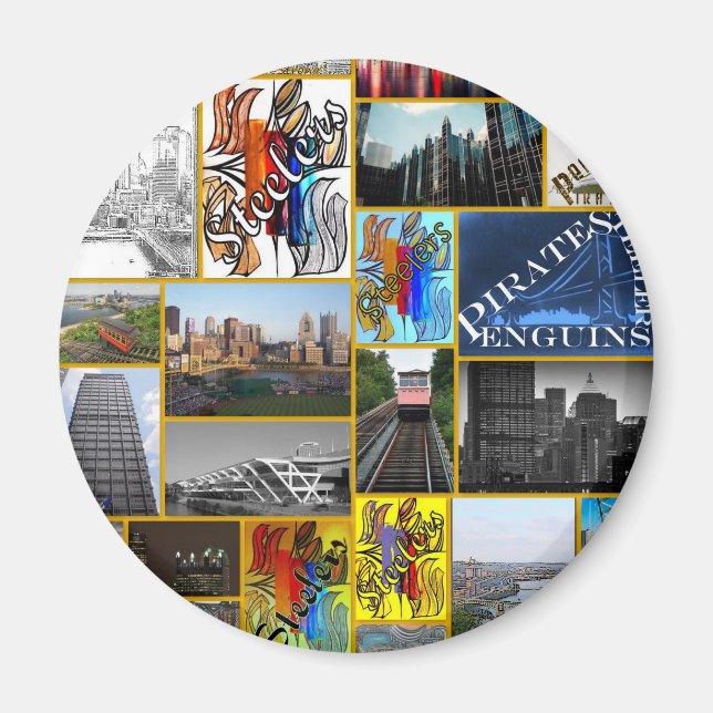 Blink Pittsburgh Magnet (Framsidan)