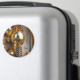 Blink! Vackra kaosjuveler i guld Magnet