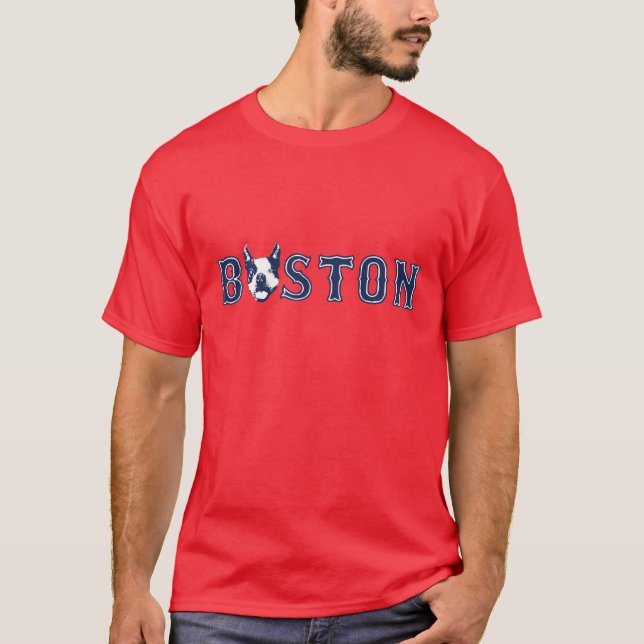 Blinka den Boston terrieren - Boston T-shirt (Framsida)