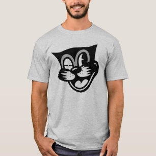 Blinka den svart katten t-shirt
