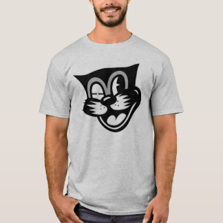 Blinka den svart katten t-shirt