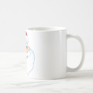 Blinka för jultomten kaffemugg