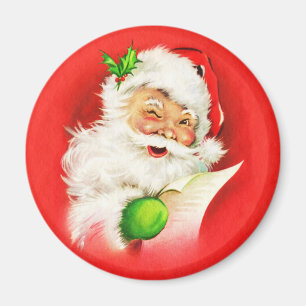 Blinka jultomten magnet