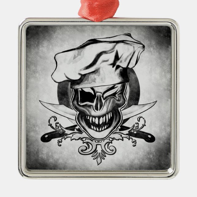 Blinka kockskallen julgransprydnad metall (Framsidan)