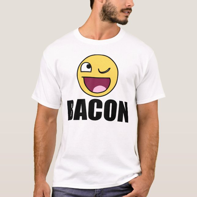 BLINKA, OM DU ÄLSKAR BACON T-SHIRT (Framsida)