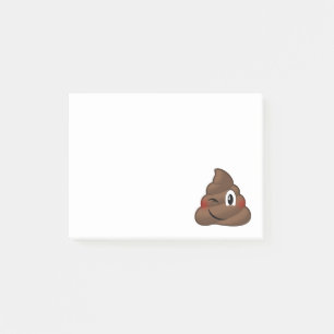 Blinka poopen Emoji Post-it Block