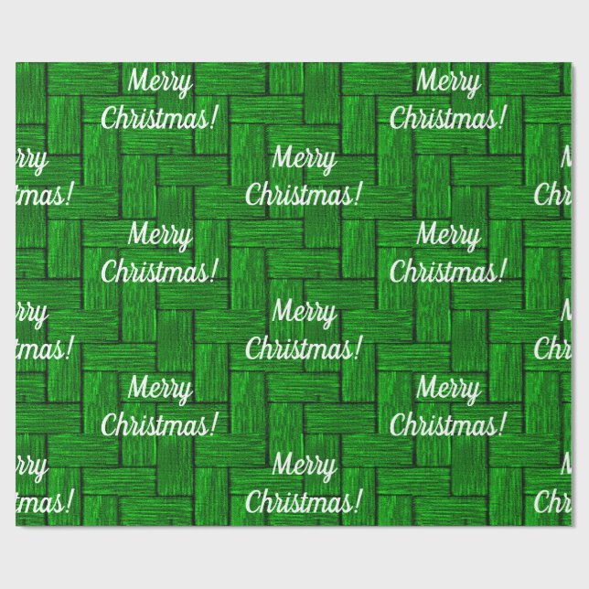 Blinkande Papper för God jul av Bright Grönt Presentpapper (Platt)