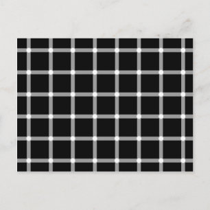Blinkande punkter - optisk Illusion Vykort