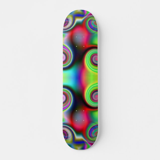 Blinkande Skateboard Bräda 20,5 Cm (Framsida)
