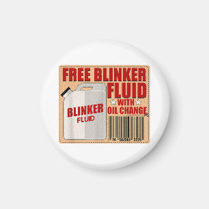 Blinker Fluid Idiot Gag-presentskjorta för Mechani Magnet