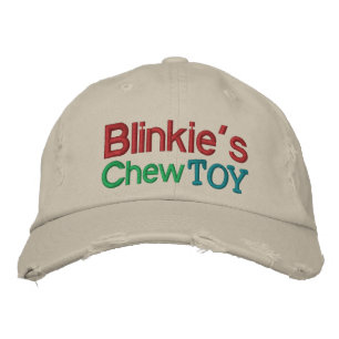 Blinkies Chew Leksak Cap av SRF Broderad Keps