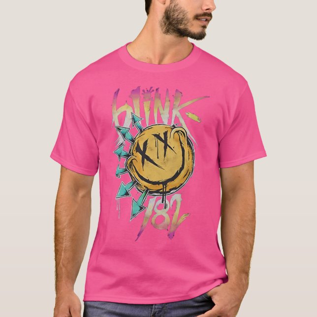 Blinks 182 Band Blinks 182-konsert T Shirt (Framsida)