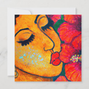 Blinkt hawaiian aloha-konstkort