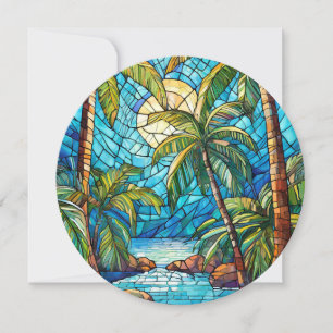 Blinkt hawaiian aloha-konstkort