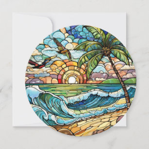 Blinkt hawaiian aloha-konstkort