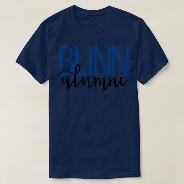 Blinn Alumni Blue T Shirt (Design framsida)