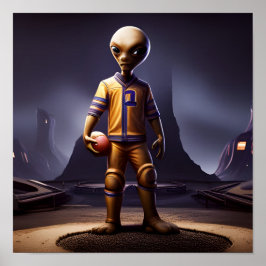 Blipnar Galactobouncer Skriv ut Poster