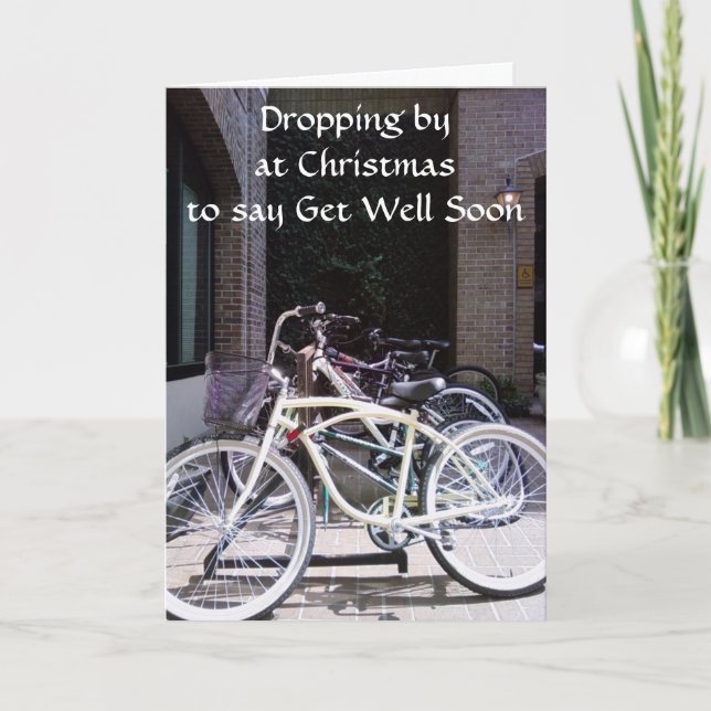 BLIR BRA I CHRISTMAS ÖNSKEMÅL HELGKORT (Framsida)