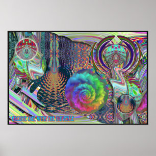 Blir en med universumaffischen poster