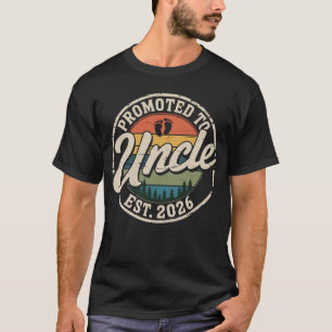 Blir Farbror Est 2026 Graviditetsannonsering T Shirt
