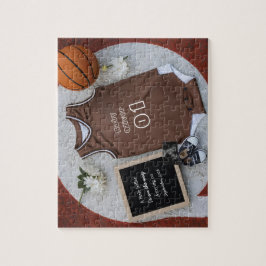 Blir förälder Sport graviditetsannonsering Pussel