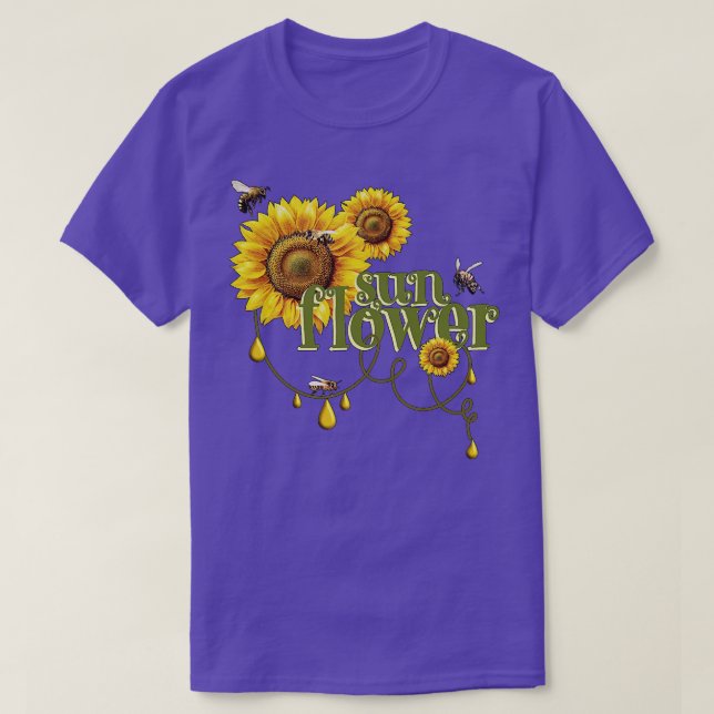 BLIR PÅ EN SUNFLOWER T SHIRT (Design framsida)