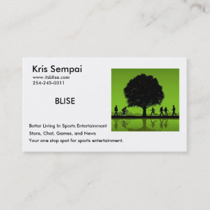 BLISE-sportar Visitkort