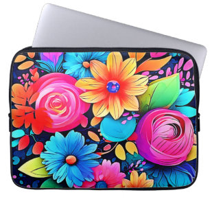 Bliss Art för häftig Blommigt Laptop Fodral