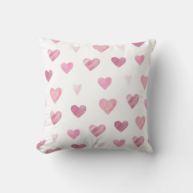 Bliss för vattenfärghärdar kudde (Framsida)