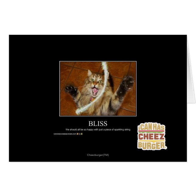 Bliss Hälsningskort (Framsidan Horizontal)