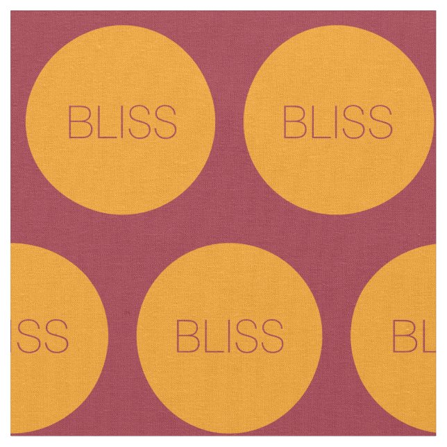 BLISS Polka Dot Mönster Tyg (Närbild)