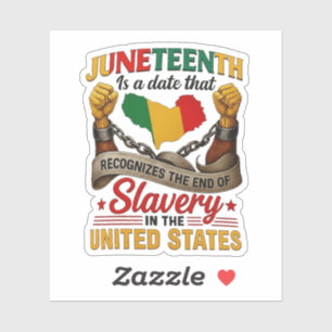 Blissboy Rolig Juneteenth T-Shirt Nyhet, junete Klistermärken