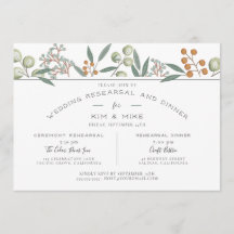 Blissful Bounty Botanical Bröllop Rehearsal