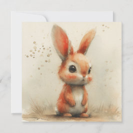 Blissful Bunnies: Playful Expreses 🐇 Digital 🐰 D Julkort