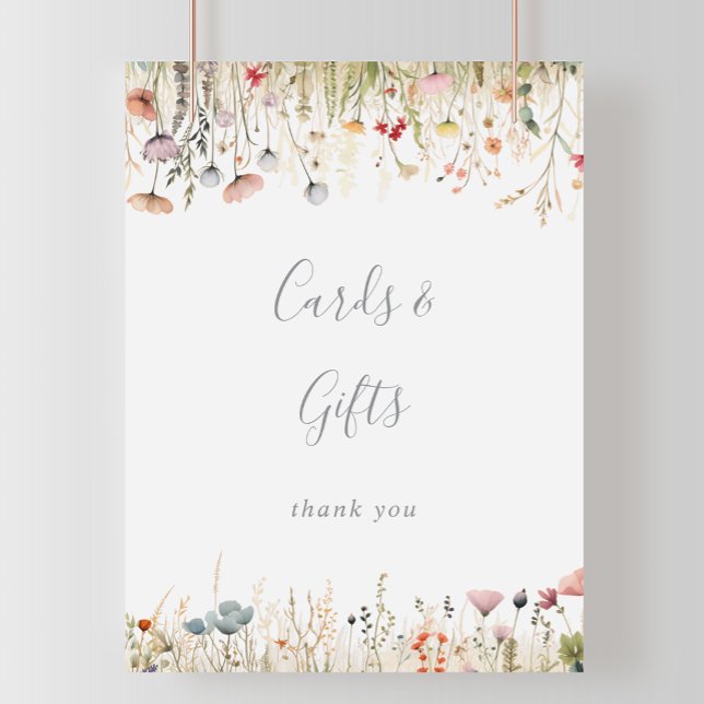 Blissful Colorful Boho Wildflower Cards and Gifts  Poster (Skapare uppladdad)