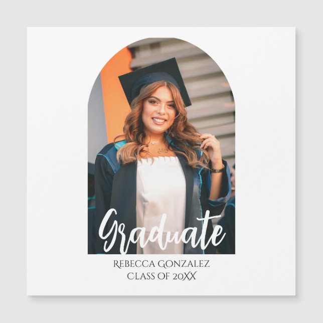 Blissful Graduation Invitation Card (Framsida)