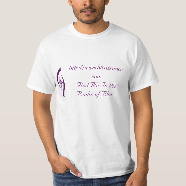 Blisstrance.com URL-skjorta Tee (Framsida)