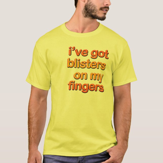 Blisterat Finger Tee Shirt (Framsida)