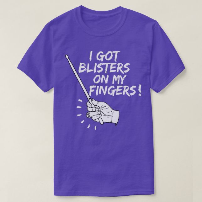 Blisters på min finger  t shirt (Design framsida)