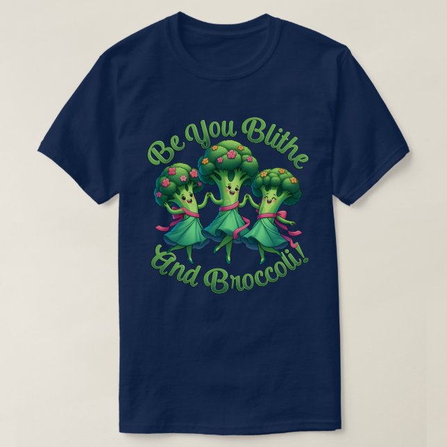 Blithe och Broccoli T Shirt (Design framsida)